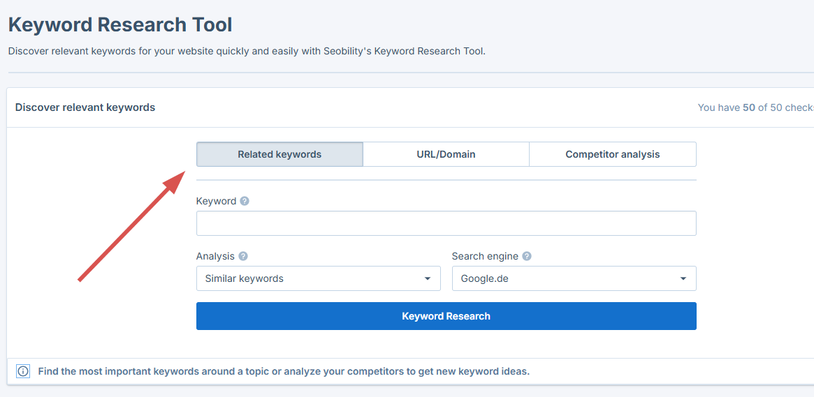 Keyword Research Tool