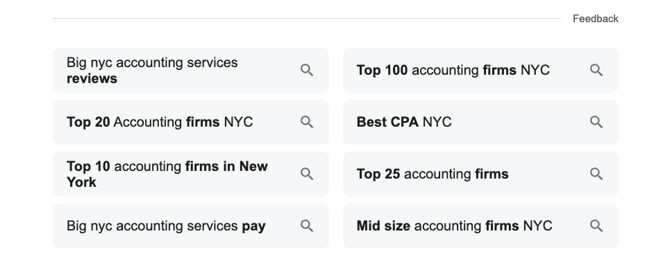 related to your seed keyword